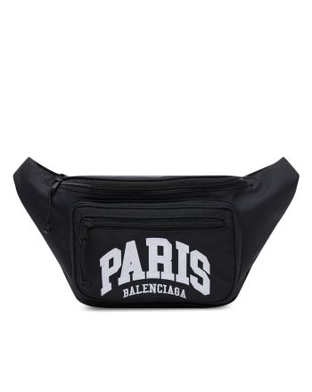 Balenciaga City Paris Explorer Belt Bag Black